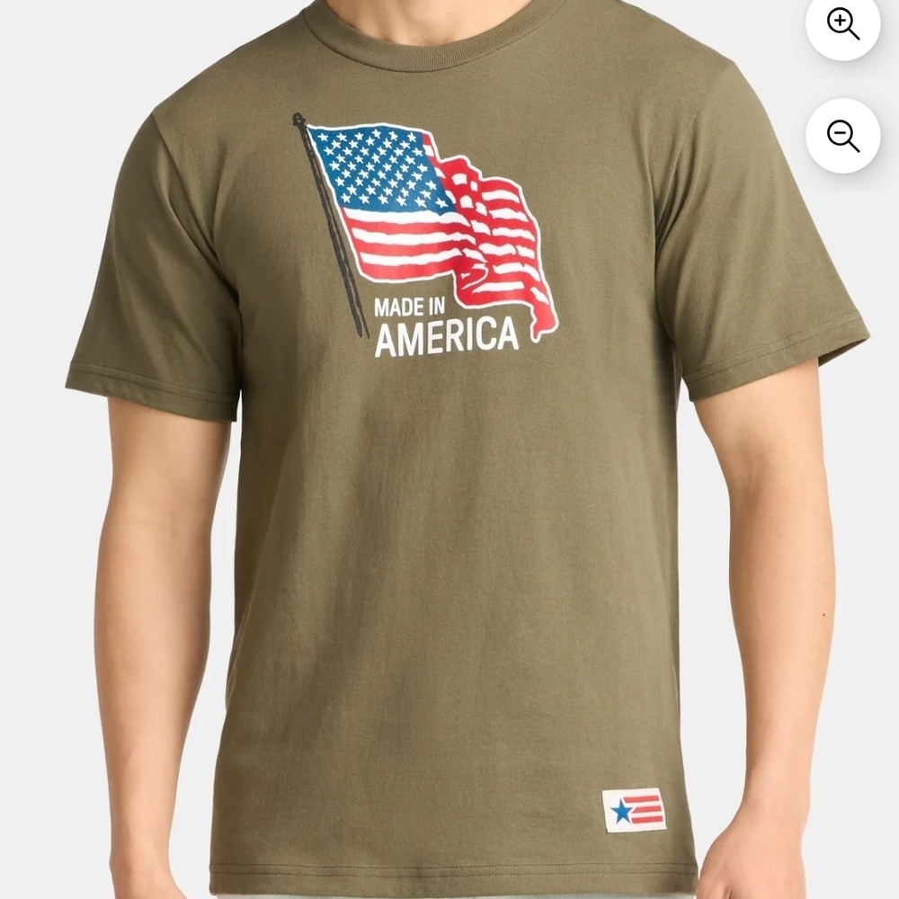 American Giant Khaki Made in America Tee